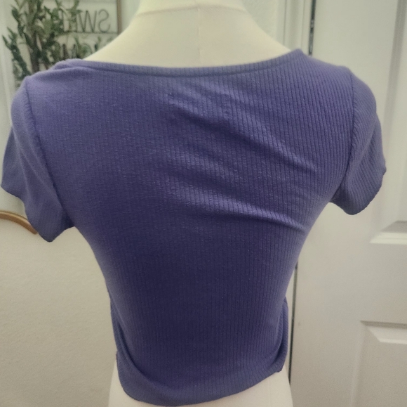 Urban Outfitters Purple Square Neck Top - Picture 4 of 4